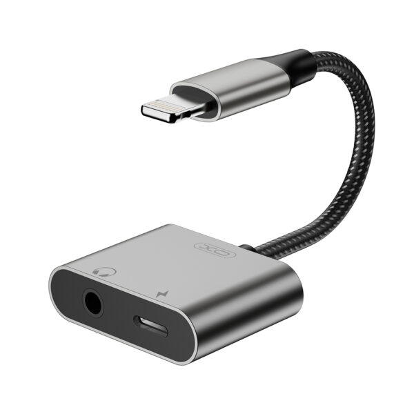 nb-r258b4_4_.jpg XO NB-R258B Αντάπτορας Lightning σε Lightning & 3.5mm