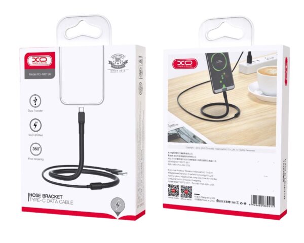nb195c_2-photoroom.png-photoroom_1.jpg XO NB195 2 σε 1 usb Καλώδιο Φόρτισης Βάση για Micro 1.2m