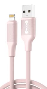XO NB265 Μινιμαλιστικό Καλώδιο Lightning Ροζ
