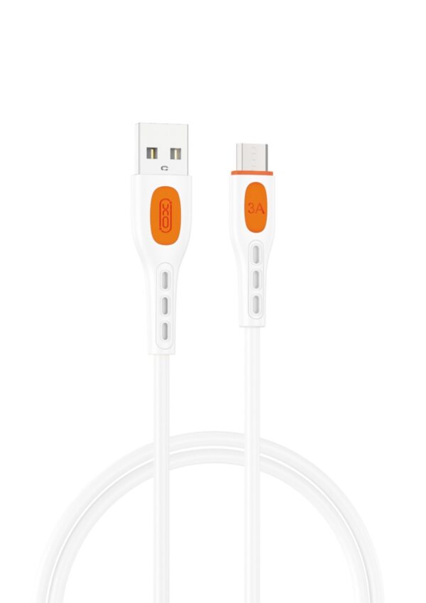 XO NB280 Καλώδιο Δεδομένων Micro 1M 3A Λευκό