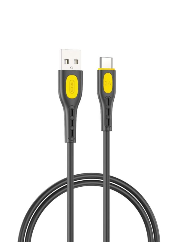 XO NB280 Καλώδιο δεδομένων Type-C 1M 3A Μαύρο