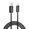 nb302_type_c_black.jpg XO NB302 Καλώδιο Ταχείας Φόρτισης & Μεταφοράς Δεδομένων USB-A σε Type-C 3A Μαύρο 1m