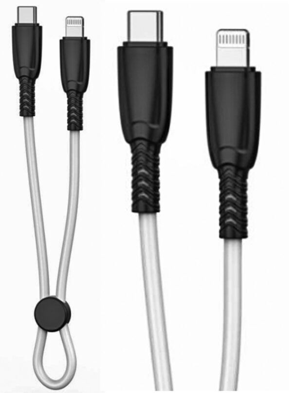 nbq248a.jpg XO NB-Q248A Καλώδιο Φόρτισης + Data Suluo Series Type-c to Lightning 27W L=25cm Άσπρο