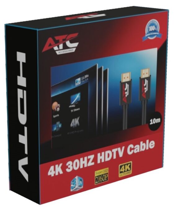 ATC Cable HDMI 2.0V Premium 10m 4K 30HZ