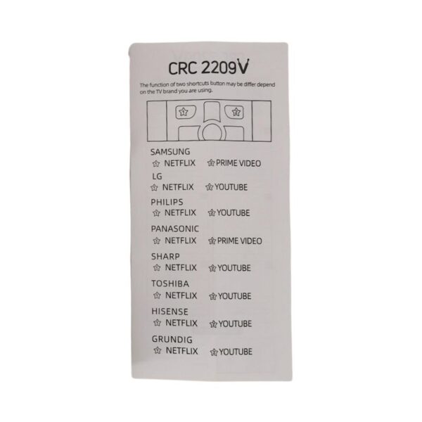 ATC Τηλεχειριστήριο Universal για LCD TVs CRC-2209V 9in1