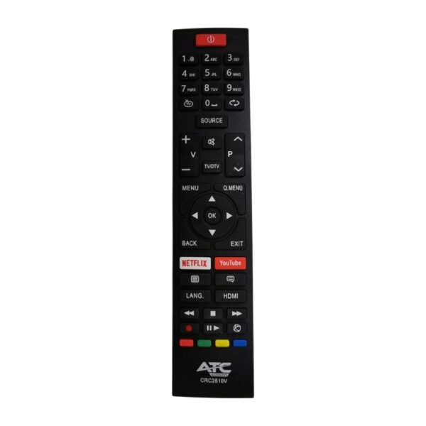 ATC Τηλεχειριστήριο για Telefunken Vestel & Beko OLED/LED TVs CRC-2510V
