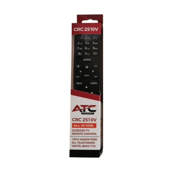 ATC Τηλεχειριστήριο για Telefunken Vestel & Beko OLED/LED TVs CRC-2510V