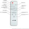 Avide LED Μοντέρνα Πλαφονιέρα Οροφής Pandora-CCT (Αλουμίνιο) 80W με Τηλεχειριστήριο