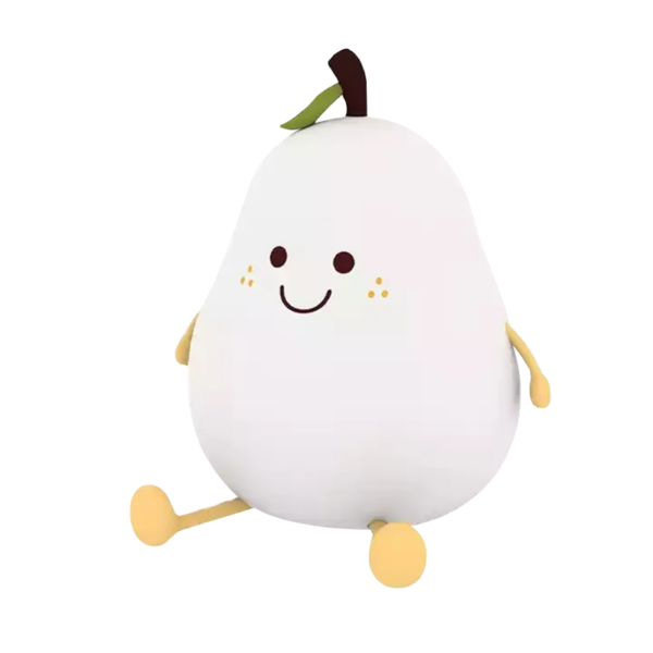 pear_1.png ATC LED Αχλάδι Φωτάκι Νυκτός Σιλικόνης
