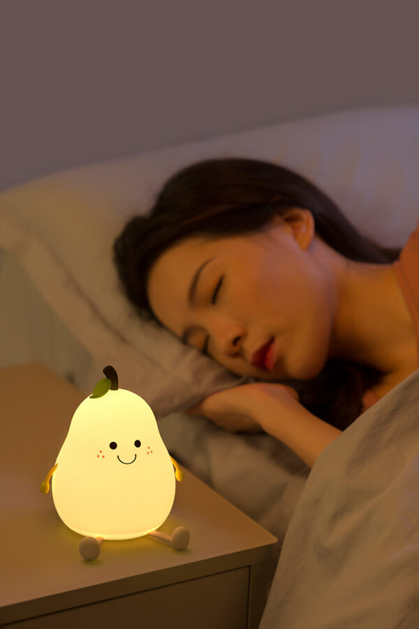 pear_1_.jpg ATC LED Αχλάδι Φωτάκι Νυκτός Σιλικόνης