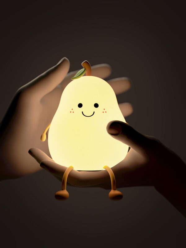 pear_6_.jpg ATC LED Αχλάδι Φωτάκι Νυκτός Σιλικόνης