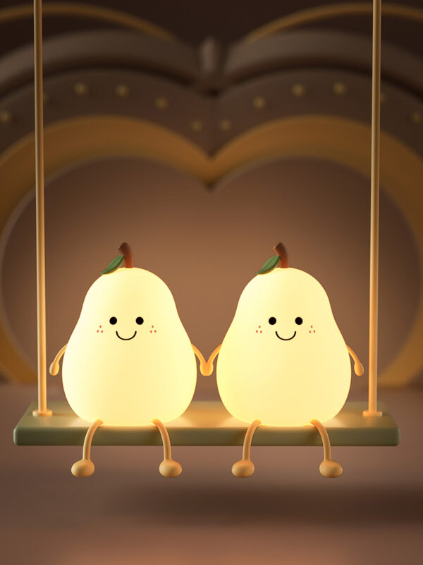 pear_8_.jpg ATC LED Αχλάδι Φωτάκι Νυκτός Σιλικόνης