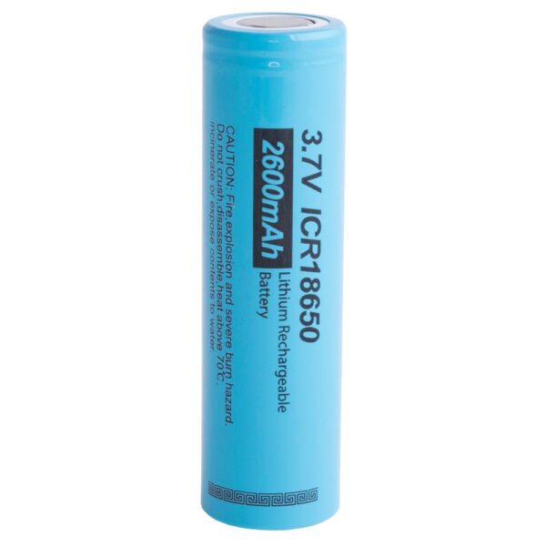 Pkcell Μπαταρία Flat Top (Επίπεδης Κορυφής) ICR18650 3.7V 2600mAh