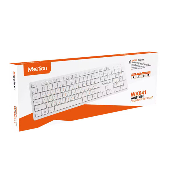 png60-t3-scale100_8_.jpg Meetion MT-WK841 2.4G Ασύρματο Πληκτρολόγιο Άσπρο