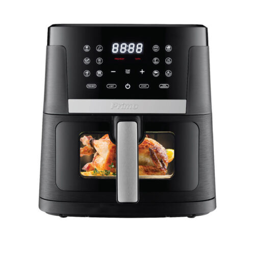 praf-40423-primo-digital-75l-1800w-inox_0001902.jpeg Φριτέζα Αέρος PRAF-40423 Primo Digital 7.5L 1800W με παράθυρο Μαύρη/Inox