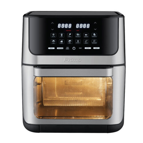 praf-40424-primo-digital-12l-1800w-inox_0001897.jpeg Φουρνάκι & Φριτέζα Αέρος PRAF-40424 Primo Digital 12L 1800W Inox/Μαύρο