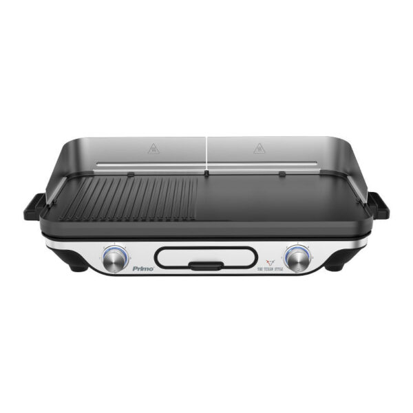 Μπάρμπεκιου PRBQ-40498 Primo Επιτραπέζιο 2400W Με κάλυμμα αέρα 52.2X30.4εκ. Μαύρο/Inox
