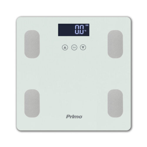 prbs-40464-primo-180kg-inox_0002914.jpeg Ζυγαριά Σώματος Λιπομετρητής PRBS-40464 Primo 180Kg Υάλινη Λευκή/Inox
