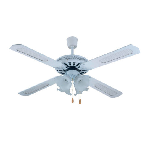Ανεμιστήρας Οροφής PRCF-80278 Primo 52'' 132εκ. 4Φώτα 4Φτερά Λευκός
