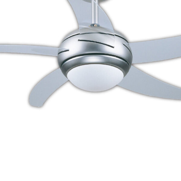 Ανεμιστήρας Οροφής PRCF-80282 Primo 44'' 110εκ. Με Τηλεχειριστήριο 1Φως 5Φτερά Διάφανα