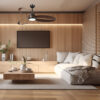 Ανεμιστήρας Οροφής PRCF-80652 PRIMO 52'' 132εκ. DC Με Τηλεχειριστήριο 1 Φως LED 3Φτερά Μαύρος