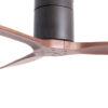 Ανεμιστήρας Οροφής PRCF-80665 PRIMO 52'' 132εκ. DC Με Τηλεχειριστήριο Μαύρος με 3 καφέ φτερά