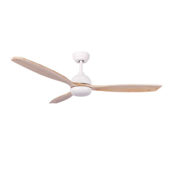 Ανεμιστήρας Οροφής PRCF-80667 PRIMO 52'' 132εκ. DC Με Τηλεχειριστήριο 1 Φως LED Λευκός με 3 ξύλινα φτερά