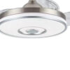 Ανεμιστήρας Οροφής PRCF-80682 Primo DC 42'' 106εκ. Με Τηλεχειριστήριο 1Φως LED 3Φτερά Ασημί