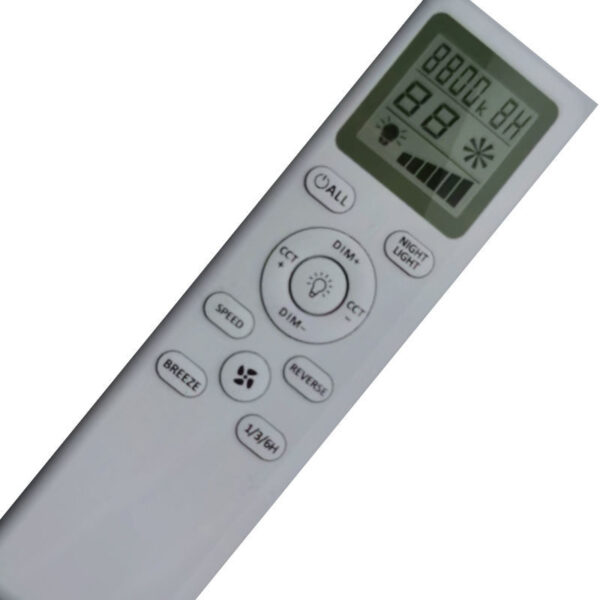 Ανεμιστήρας Οροφής PRCF-80723 Primo 52'' 132εκ. Με Τηλεχειριστήριο 1Φως LED 3Φτερά Λευκός