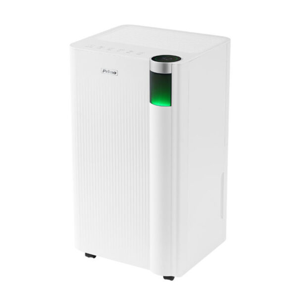 Αφυγραντήρας PRDH-45017i Primo 12L Ηλ/νικός R290 Με Χρωματική Ένδειξη Υγρασίας + Ιονιστή Λευκός