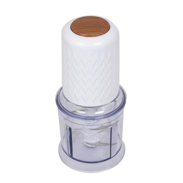 Πολυκόπτης PRFC-40447 Primo 3πλό Mαχαίρι 500W 700ml Λευκό-Wooden