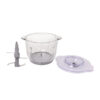 Πολυκόπτης PRFC-40486 500W 2L με γυάλινο μπωλ inox/γκρι