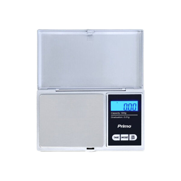 Ζυγαριά Ακριβείας PRJS-40335 Primo Ψηφιακή 500g-0.01g Φωτιζόμενη οθόνη Silver