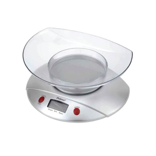 prks-40379-primo-07l-5kg-silver_0001664.jpeg Ζυγαριά Κουζίνας PRKS-40379 Primo Με Μπωλ 0.7L 5kg Silver