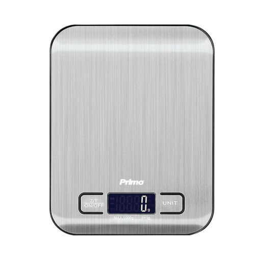 prks-40469-primo-5kg-1g-inox_0002093.jpeg Ζυγαριά Κουζίνας PRKS-40469 Primo Ψηφιακή 5Kg-1g Φωτιζόμενη οθόνη Inox