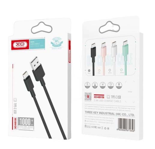 product_7677-photoroom.png-photoroom_1_1.jpg XO NB156 USB Καλώδιο Φόρτισης για Micro Ροζ