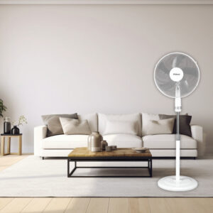 Ανεμιστήρας Ορθοστάτης PRSF-80446 Primo 16'' 40εκ. Λευκό - Γκρι