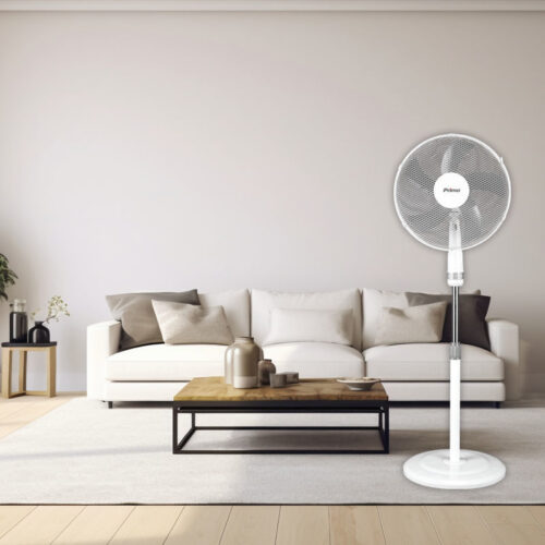 Ανεμιστήρας Ορθοστάτης PRSF-80446 Primo 16'' 40εκ. Λευκό - Γκρι