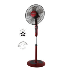 Ανεμιστήρας Ορθοστάτης PRSF-80503 Primo 16'' 40εκ. Κόκκινο - Μαύρο