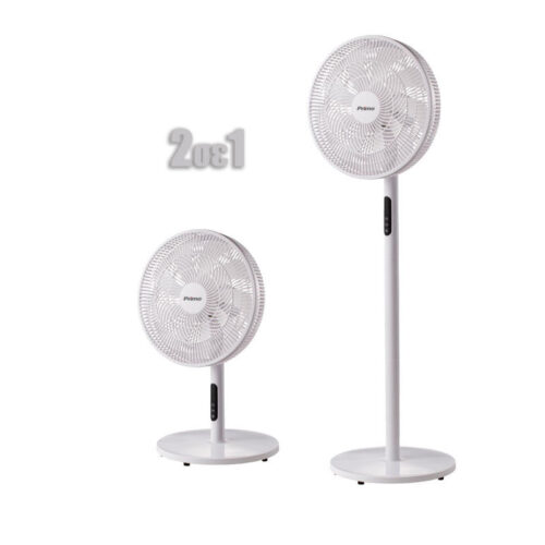 Ανεμιστήρας Ορθοστάτης PRSF-80645 Primo 16'' 40εκ. Με Τηλεχειριστήριο 9Φτερά Λευκός 2 σε 1