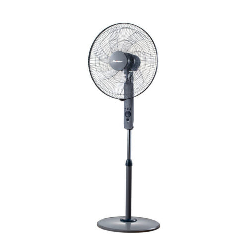 Ανεμιστήρας Ορθοστάτης PRSF-80656 Primo 18'' 45εκ. Με Τηλεχειριστήριο 7Φτερά Γκρι