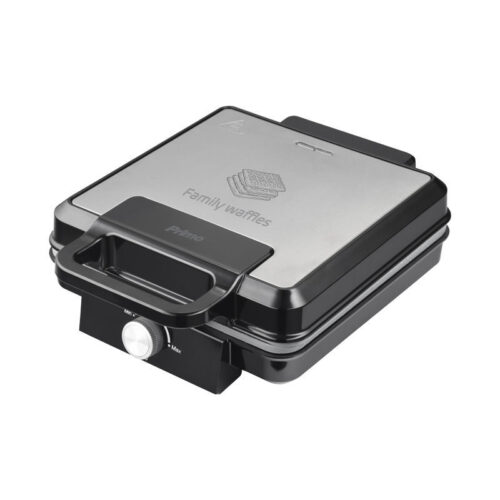Βαφλιέρα PRWM-40548 Primo 4 θέσεων 1500W κεραμικές marble πλάκες Inox/Μαύρη