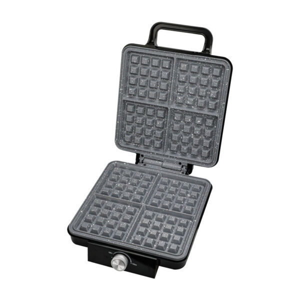 Βαφλιέρα PRWM-40548 Primo 4 θέσεων 1500W κεραμικές marble πλάκες Inox/Μαύρη