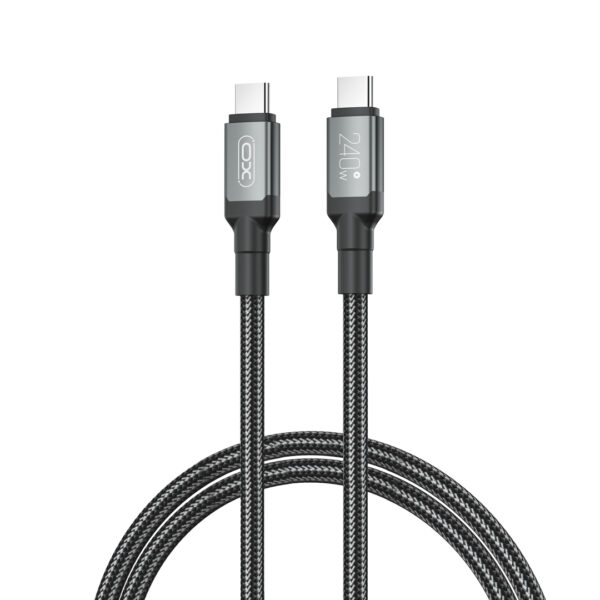 q264a.jpg XO NB-Q264A Type-c to Type-c 240W High Power Data Cable 1m