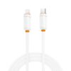 q302a_white.jpg XO NB-Q302A Καλώδιο Φόρτισης & Μεταφοράς Δεδομένων Lightning σε Type-C 27W Λευκό 1m