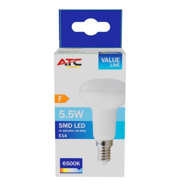 ATC SMD Λαμπτήρας LED Spot R50 230V 5.5W/470LM E14 6500K