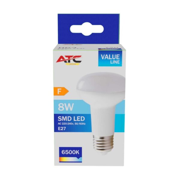ATC SMD Λαμπτήρας LED Spot R63 230V 8W/720LM E27 6500K