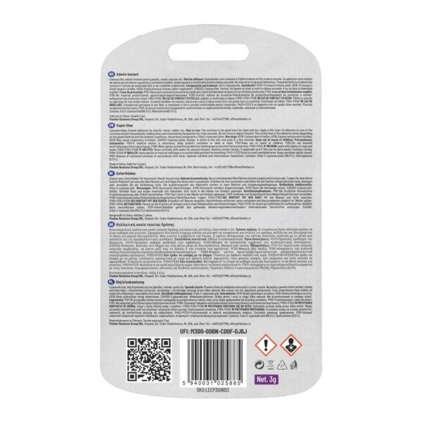 LEEPIT Super Glue Υγρή Κόλλα Universal 3g