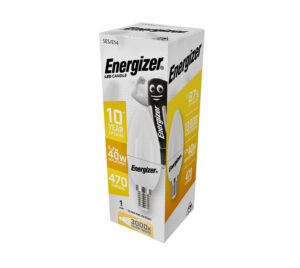 Energizer BEC LED Λάμπα Κερί 4.9W E14 470lm 3000K Θερμό Λευκό