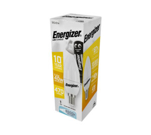 Energizer BEC LED Λάμπα Κερί 4.9W E14 470lm 6500K Ψυχρό Λευκό